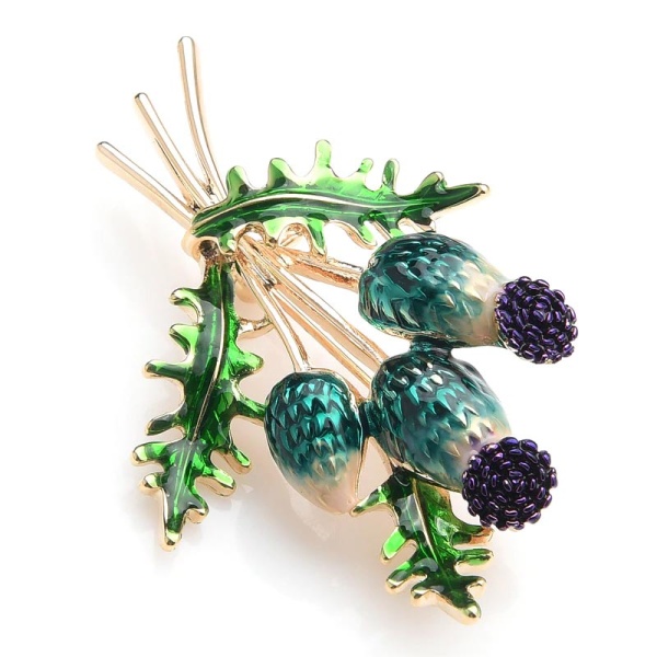 Брошь Чертополох