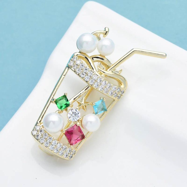 Преміум брошка коктейль lan-2797