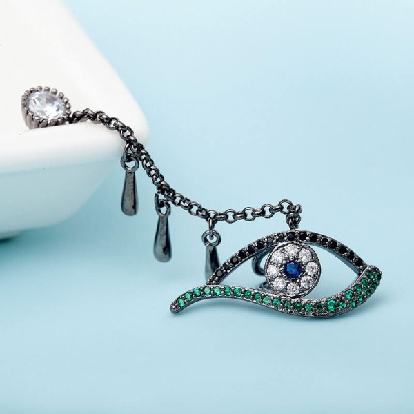 Кафф з ланцюжком Око