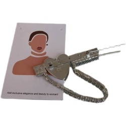 Брошка кристальне Серце гладь