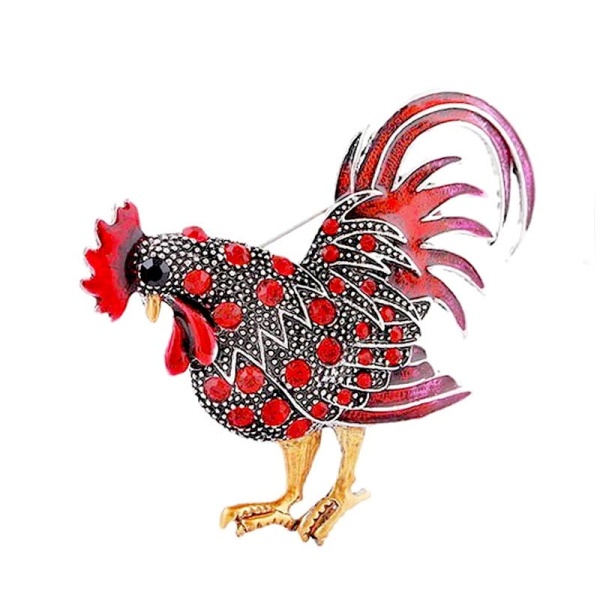 Брошка Півень