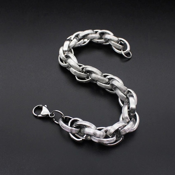 Браслет із нержавіючої сталі Текстура lan-2699