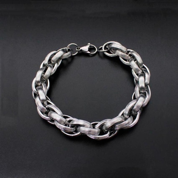 Браслет із нержавіючої сталі Текстура lan-2699