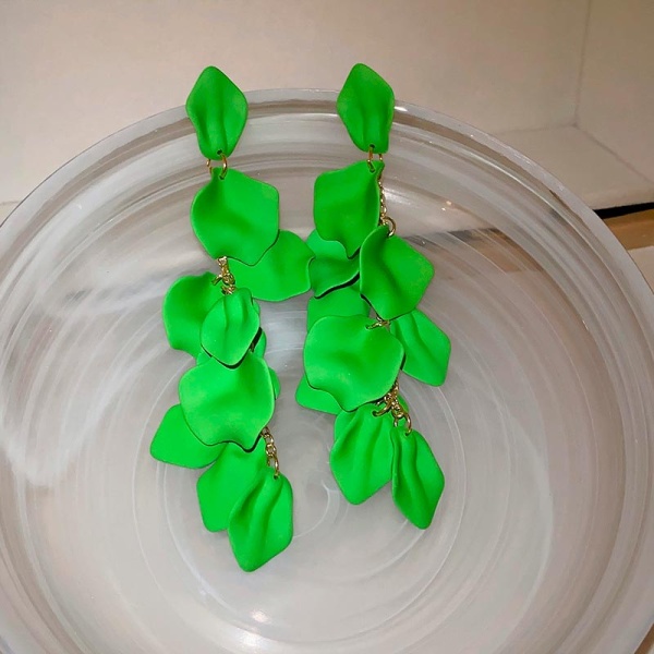 Довгі сережки Пелюстки lan-2899