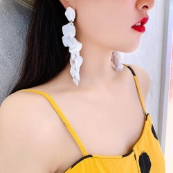 Длинные серьги Лепестки lan-2899