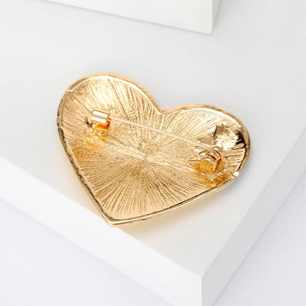 Брошь сердце Украина lan-2999